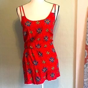 3/$25 Chic Happens Small Red Romper